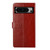 Google Pixel 8 Pro Y-shaped Pattern Flip Leather Phone Case - Brown