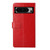 Google Pixel 8 Pro Y-shaped Pattern Flip Leather Phone Case - Red