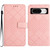 Google Pixel 8 Rhombic Grid Texture Leather Phone Case - Pink