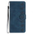 Google Pixel 8 Seven Butterflies Embossed Leather Phone Case - Blue