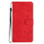 Google Pixel 8 Seven Butterflies Embossed Leather Phone Case - Red