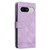 Google Pixel 8 Skin Feel Life Tree Metal Button Leather Phone Case - Purple