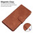 Google Pixel 8 Skin Feel Pure Color Flip Leather Phone Case - Brown