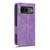 Google Pixel 8 Symmetrical Triangle Pattern Leather Phone Case - Purple