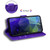 Google Pixel 8 Tiger Embossing Pattern Flip Leather Phone Case - Purple
