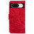 Google Pixel 8 Tiger Embossing Pattern Flip Leather Phone Case - Red