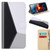 Google Pixel 8 Tricolor Stitching Horizontal Flip Leather Phone Case - Black