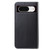 Google Pixel 8 Tricolor Stitching Horizontal Flip Leather Phone Case - Black