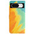 Google Pixel 8 Watercolor Pattern Flip Leather Phone Case - Autumn Leaf