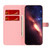 Google Pixel 8 Watercolor Pattern Flip Leather Phone Case - Purple Red