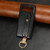 Google Pixel 8 Wristband Leather Back Phone Case - Black