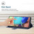 Google Pixel 8 Y-shaped Pattern Flip Leather Phone Case - Blue