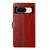 Google Pixel 8 Y-shaped Pattern Flip Leather Phone Case - Brown