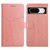 Google Pixel 8 Y-shaped Pattern Flip Leather Phone Case - Pink