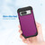 Google Pixel 8 3 in 1 Shockproof PC + Silicone Phone Case - Dark Purple+Black