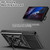 Google Pixel 8 5G Sliding Camera Cover Design TPU Hybrid PC Phone Case - Black