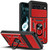 Google Pixel 8 5G Sliding Camera Cover Design TPU Hybrid PC Phone Case - Red Google Pixel 8 5G Sliding Camera Cover Design TPU Hybrid PC Phone Case - Red
