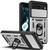Google Pixel 8 5G Sliding Camera Cover Design TPU Hybrid PC Phone Case - Silver