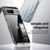 Google Pixel 8 Armor Clear TPU Hard PC Phone Case - Matte Black