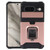 Google Pixel 8 Camera Shield Card Slot PC+TPU Phone Case - Rose Gold