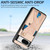 Google Pixel 8 Carbon Fiber Wallet Flip Card K-shaped Holder Phone Case - Green