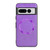 Google Pixel 8 CD Magnetic Ring Magsafe Cross Texture Phone Case - Purple