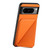 Google Pixel 8 Denior Calf Texture Holder Electroplating Phone Case - Orange