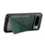 Google Pixel 8 Denior Crocodile Texture Holder Electroplating Phone Case - Green Google Pixel 8 Denior Crocodile Texture Holder Electroplating Phone Case - Green
