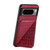Google Pixel 8 Denior Crocodile Texture Holder Electroplating Phone Case - Red