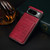 Google Pixel 8 Denior Crocodile Texture Holder Electroplating Phone Case - Red