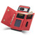 Google Pixel 8 DG.MING M1 Series 3-Fold Multi Card Wallet + Magnetic Phone Case - Red