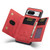 Google Pixel 8 DG.MING M2 Series 3-Fold Multi Card Bag + Magnetic Phone Case - Red