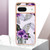 Google Pixel 8 Electroplating IMD TPU Phone Case - Purple Flower