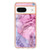 Google Pixel 8 Electroplating Marble Dual-side IMD Phone Case - Pink 013