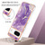 Google Pixel 8 Electroplating Marble Dual-side IMD Phone Case - Purple 002