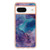 Google Pixel 8 Electroplating Marble Dual-side IMD Phone Case - Purple 016