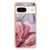 Google Pixel 8 Electroplating Marble Dual-side IMD Phone Case - Rose Red 014