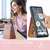 Google Pixel 8 Fierre Shann Crazy Horse Card Holder Back Cover PU Phone Case - Pink