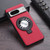 Google Pixel 8 Litchi Texture MagSafe Magnetic Ring Phone Case - Red