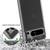Google Pixel 8 Pro 5G Scratchproof Acrylic TPU Phone Case - Transparent