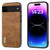 Google Pixel 8 Pro ABEEL Retro Litchi Texture PU Phone Case - Brown