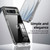 Google Pixel 8 Pro Armor Clear TPU Hard PC Phone Case - Matte Black