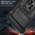 Google Pixel 8 Pro Armor PC + TPU Camera Shield Phone Case - Black