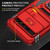 Google Pixel 8 Pro Armor PC + TPU Camera Shield Phone Case - Red