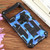 Google Pixel 8 Pro Camouflage Armor Kickstand TPU + PC Magnetic Phone Case - Blue