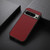 Google Pixel 8 Pro Carbon Fiber Texture PU Phone Case - Red