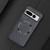 Google Pixel 8 Pro CD Magnetic Ring Magsafe Cross Texture Phone Case - Black