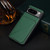 Google Pixel 8 Pro Denior Calf Texture Holder Electroplating Phone Case - Green
