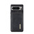 Google Pixel 8 Pro DG.MING M1 Series 3-Fold Multi Card Wallet + Magnetic Phone Case - Black