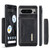 Google Pixel 8 Pro DG.MING M2 Series 3-Fold Multi Card Bag + Magnetic Phone Case - Black
